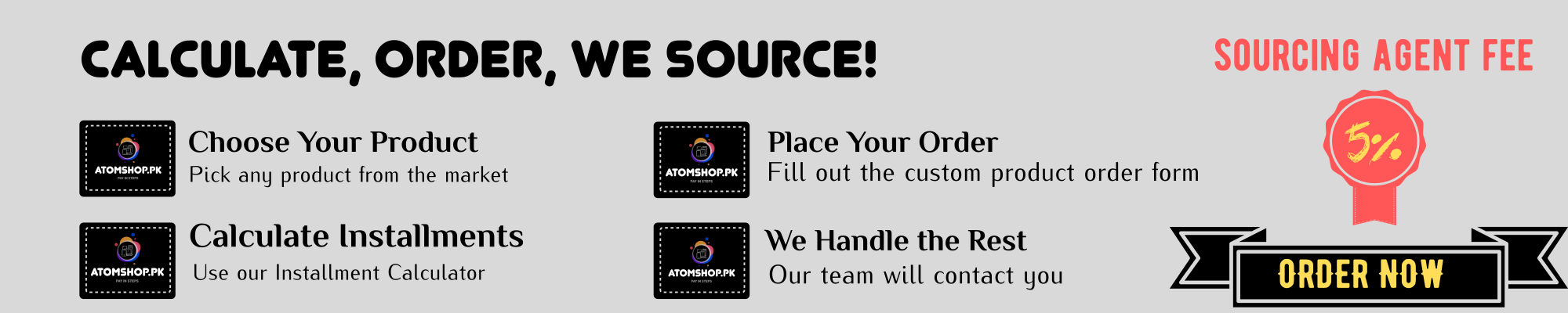 Atomshop - Pay in steps